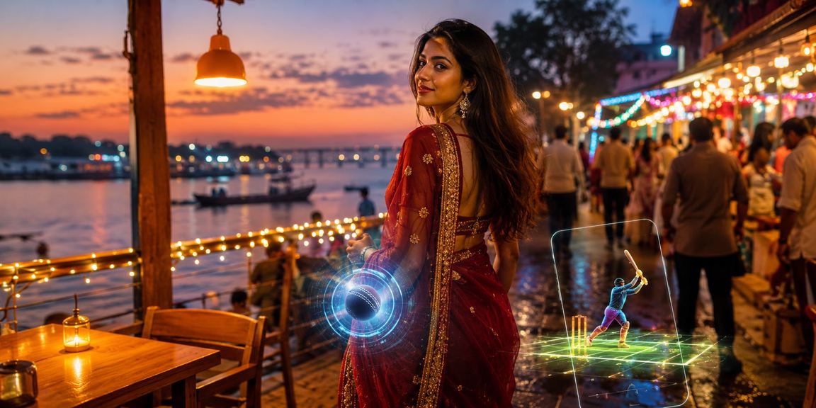 খুলনার রাতের ক্রিকেট বাজার পরিবেশ